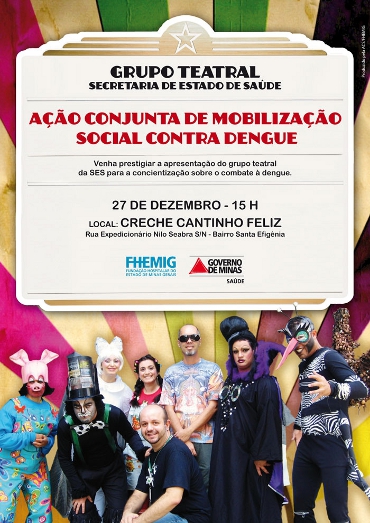 Creche da Fhemig promove ação contra a dengue