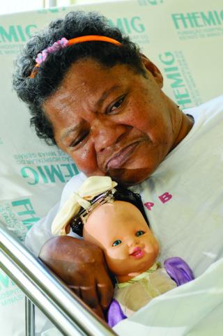 Dionísia Azevedo: nascida em Nova Friburgo e há anos internada em Barbacena 