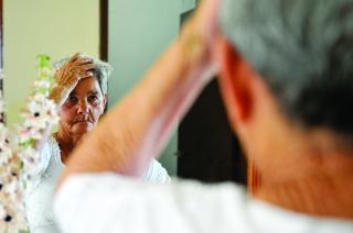 Geralda: moradora de um módulo residencial 