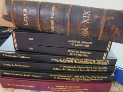 Fotos: Rosemeire Carvalho<BR />Coleção da Biblioteca da CSSI registra parte da história da hanseníase no Brasil