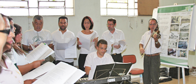 Foto: Fernando Cabral <BR />Coral da MOV faz apresentação no aniversário da unidade