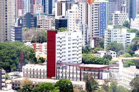 Vista do heliponto