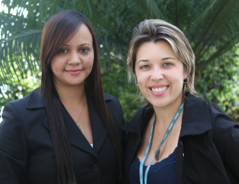 Renata e Camila, novas gerentes administrativas